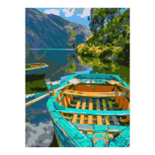 Ркнф-356 Картина по номерам Lori 28,5х38 "Летний денек"