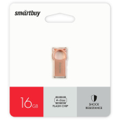 Флеш-карта SMARTBUY 16GB MC5 Metal Kitty, USB 2.0, розовый металл