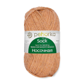 Носочная (50% шерсть + 50% акрил) 100гр. 200м №284 оранжевый