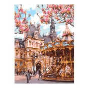 Кпн-294 Картина по номерам Lori 28,5х38 "Весенний парк"