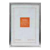 Фоторамка 21x30 Пластик RP  112 серебро