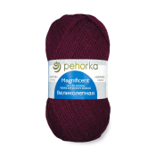 Великолепная (30% ангора + 70% высокообъёмный акрил) 100гр. 300м №007 бордо