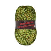 Люкс (100% полипропилен) 50гр. 140м. зелёный меланж