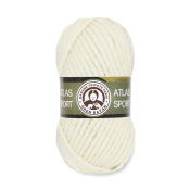 Atlas Sport (100% акрил) 100гр. 65м. №004 Слоновая кость