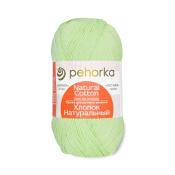 Хлопок натуральный (100% Хлопок) 100гр. 425м №041 салатовый Хлопок натуральный (100% Хлопок) 100гр. 425м №041 салатовый