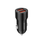 АЗУ BOROFONE BZ19B  2 USB, 3,0A, QC3.0, металл. корпус, чёрный