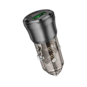 АЗУ BOROFONE BZ25 1 USB + Type-C, 3,0A, QC3.0, 18W + PD20W, чёрное