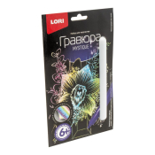 Гр-615 Гравюра малая "Нежная орхидея" (голография)