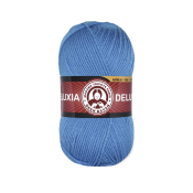 Deluxia (25% шерсть + 75% акрил) 100гр. 270м. №015 Светло синий