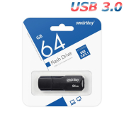 Флеш-карта SMARTBUY 64GB Clue, USB 3.1, черная