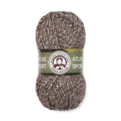 Atlas Sport (100% акрил) 100гр. 65м. №305 Бело-коричневый меланж