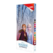 Алд-002 Акварель Disney "Холодное сердце 2" 12 цветов, в пластике, без кисти