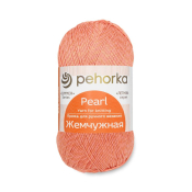 Жемчужная (50% хлопок + 50% вискоза) 100гр. 425м №056 т.персиковый