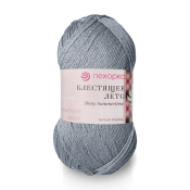 Блестящее лето (95% мерсериз. хлопок+5% метанит) 100гр. 380м №174 стальной