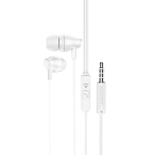 Наушники BOROFONE BM61, внутриканальные, с микрофоном, белые