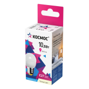 Лампа э/сб КОСМОС LED 10,5W/10W E27 3000К 840лм шар
