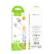 Кабель HOCO X109 Type-C, 1,0м, 3,0A, силикон, белый