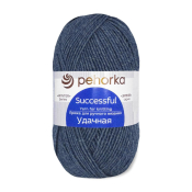 Удачная (50% шерсть + 50% акрил) 100гр. 250м №255 Джинсовый