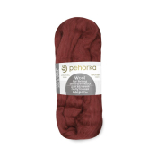 Шерсть для валяния (100% шерсть полутонкая) 50гр., №487 красное дерево