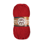 Merino Gold 200 (49% шерсть меринос + 51% акрил) 100гр. 200м. №034 Темно красный