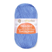 Бисерная (100% объёмный акрил) 100гр. 450м №195 незабудка