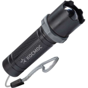 Фонарь Космос KOS117Lit 1св/д,(лит.аккум.0,45Ah),70lm,линза,zoom,100м,з/у USB,чёрный, пластик