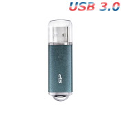 Флеш-карта SILICON POWER  128GB Marvel M01, USB 3.0, металл, синяя