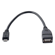 Кабель PERFEO MicroUSB, F-M, 1,0м, OTG (U4204)