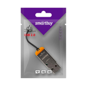 КартРидер SMARTBUY SBR-707-O для Micro SD, оранжевый