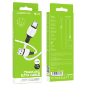 Кабель BOROFONE BX84 Type-C, 3,0A, 1,0м, белый