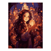 Кпн-309 Картина по номерам Lori 28,5х38 "Фонарики"