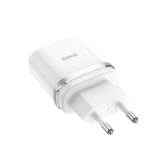 Адаптер HOCO  C12Q USB, 3,0A, 18W, QC3.0, белый
