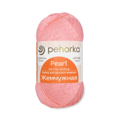 Жемчужная (50% хлопок + 50% вискоза) 100гр. 425м №283 лосось