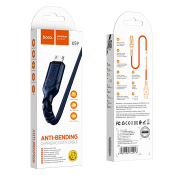 Кабель HOCO X59 MicroUSB, 1,0м, текстильный, синий