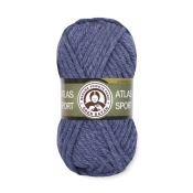Atlas Sport (100% акрил) 100гр. 65м. №138 Темно синий