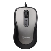 Мышь SMARTBUY SBM-353-G, USB, бесшумная, 2400dpi, серая
