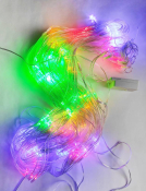 Гирлянда Сетка КОСМОС NET320LED_RGB 320 светодиодов 2,3*2,1м, 8 режимов мигания