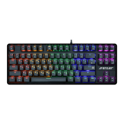 Клавиатура DEFENDER Avenger GK-412, механическая, с подсветкой, чёрная