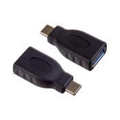 Переходник (Адаптер) Type-C - USB 3.0, M-F, чёрный, PERFEO (A7020)