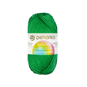Школьная (100% акрил) 50гр. 150м №480 яр. зелень