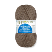 Великолепная (30% ангора + 70% высокообъёмный акрил) 100гр. 300м №377 кофейный