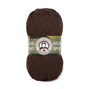 Atlas Sport (100% акрил) 100гр. 65м. №083 Темно коричневый
