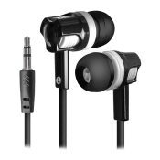 Наушники DEFENDER Basic 609 внутриканальные, чёрно-белые