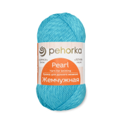 Жемчужная (50% хлопок + 50% вискоза) 100гр. 425м №063 льдинка