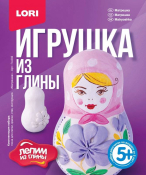 Гл-002 Игрушка из глины "Матрешка"