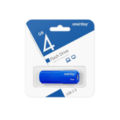 Флеш-карта SMARTBUY  4GB Clue, USB 2.0, синяя