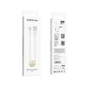 Кабель BOROFONE BX22 MicroUSB, 2,4A, 1,0м, белый