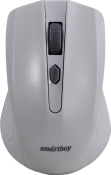 Мышь SMARTBUY SBM-352AG-W, беспроводная, USB, 1600dpi, 4 кнопки, белая