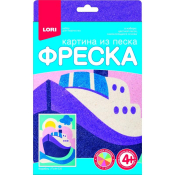 ПзФ-020 Фреска. Картина из песка "Корабль"