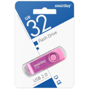 Флеш-карта SMARTBUY 32GB Twist, USB 2.0, розовая